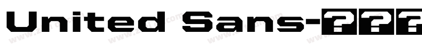 United Sans字体转换 United Sans字体转换